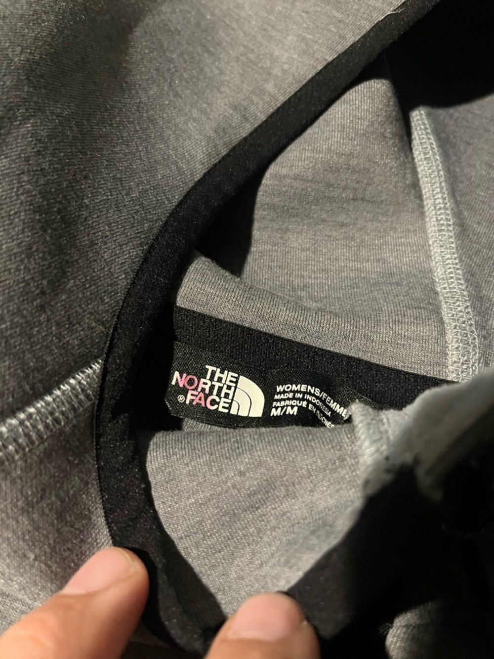 The North Face Women's Canyonwall Grey Hooded Vest Size Medium Full Zip - Picture 3 of 7